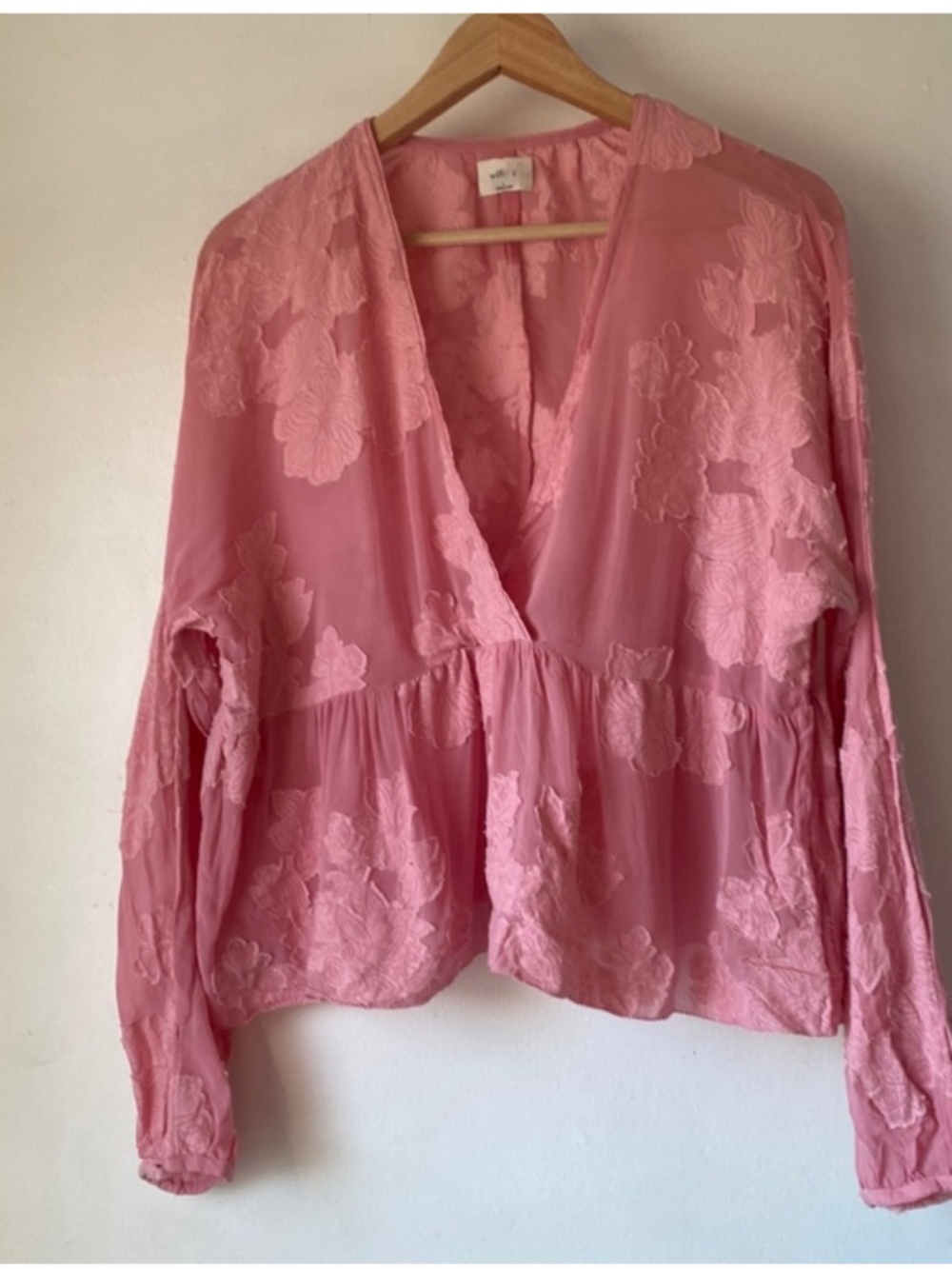 Aritzia Wilfred L Floral Augustine Top